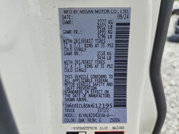 2025 NISSAN FRONTIER