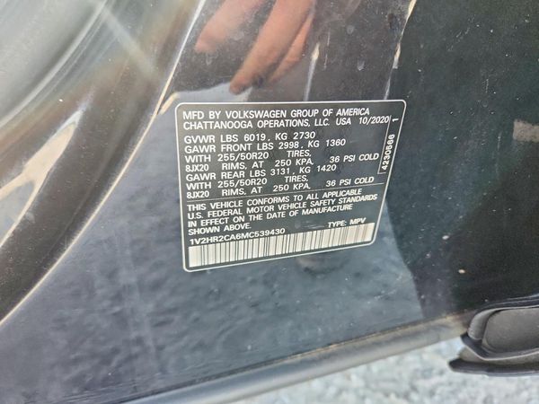 2021 VOLKSWAGEN ATLAS 4Motion SE w/ Tech