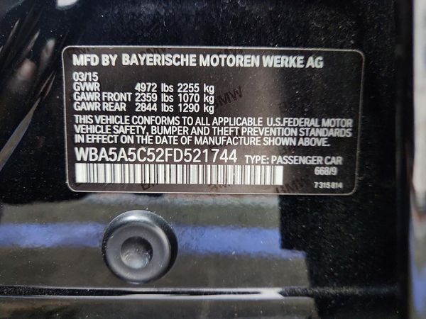 2015 BMW 528