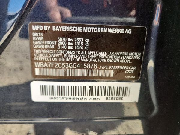 2016 BMW 750 xDrive