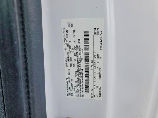 2019 FORD F150