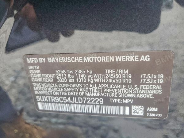 2018 BMW X3