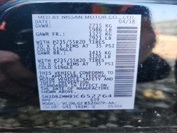 2018 NISSAN PATHFINDER