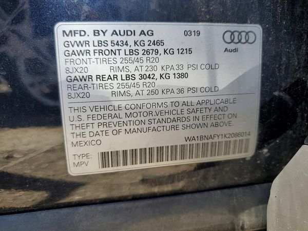 2019 AUDI Q5