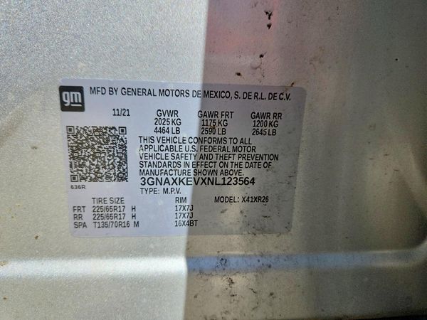 2022 CHEVROLET EQUINOX LT (1LT)