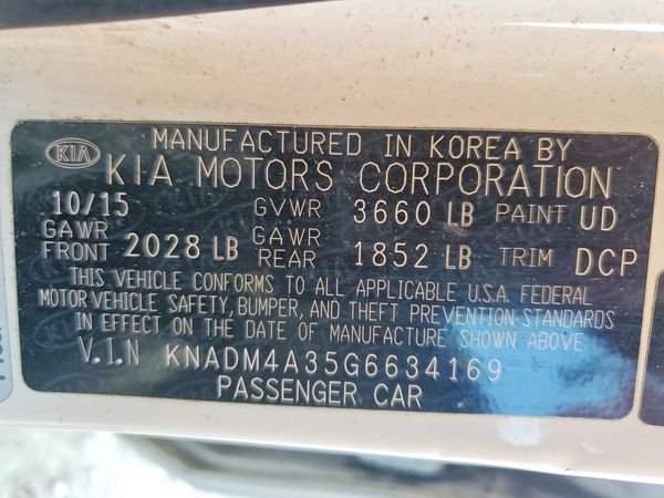 2016 KIA RIO