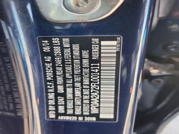 2015 PORSCHE PANAMERA Base (2WD), 4 (4WD)