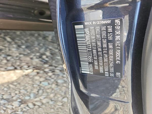 2018 PORSCHE PANAMERA Base / 4