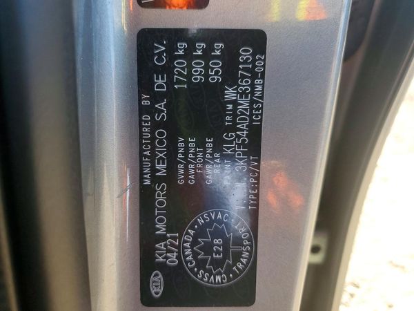 2021 KIA FORTE EX