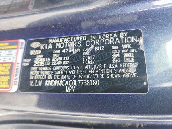 2020 KIA SPORTAGE LX