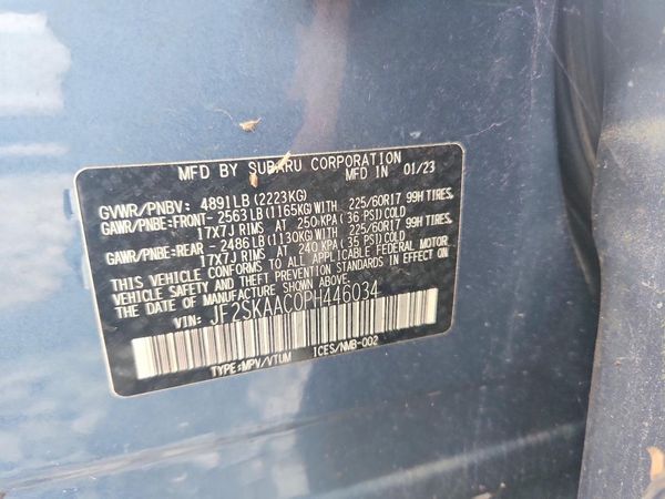 2023 SUBARU FORESTER
