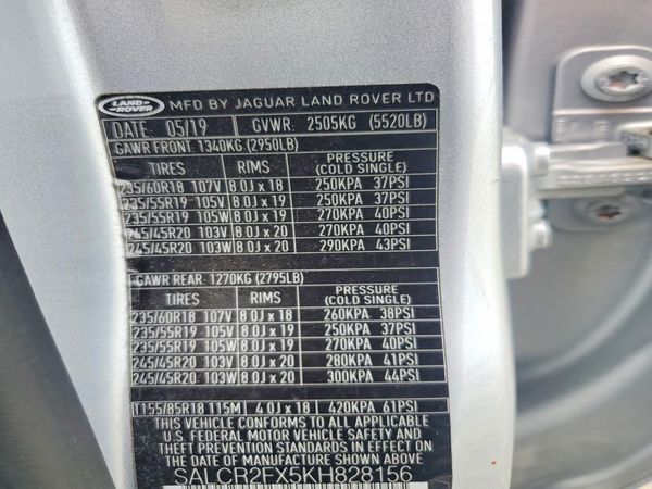 2019 LAND ROVER DISCOVERY SPORT HSE/Landmark Edition