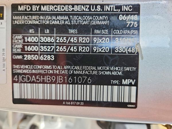 2018 MERCEDES-BENZ GLE GLE350-4M
