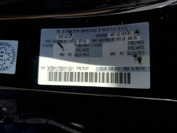 2014 MAZDA 3 Sport/GX