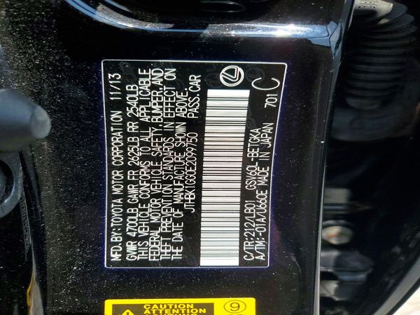 2014 LEXUS ES 350