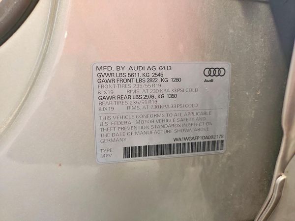 2013 AUDI Q5 Prestige