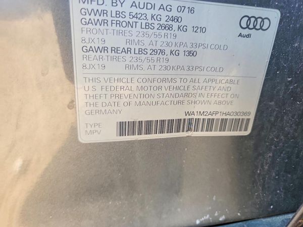 2017 AUDI Q5