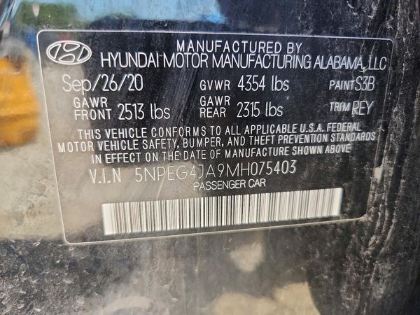 2021 HYUNDAI SONATA
