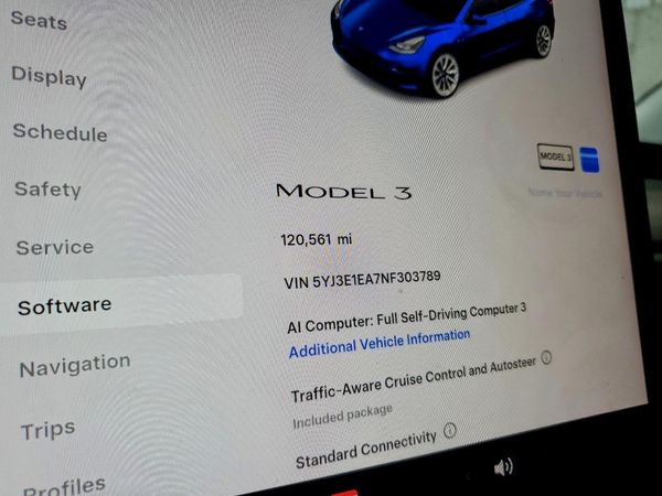 2022 TESLA MODEL 3