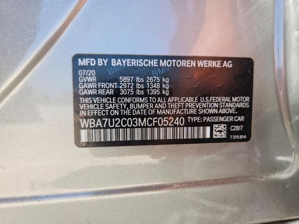 2021 BMW 750 xDrive