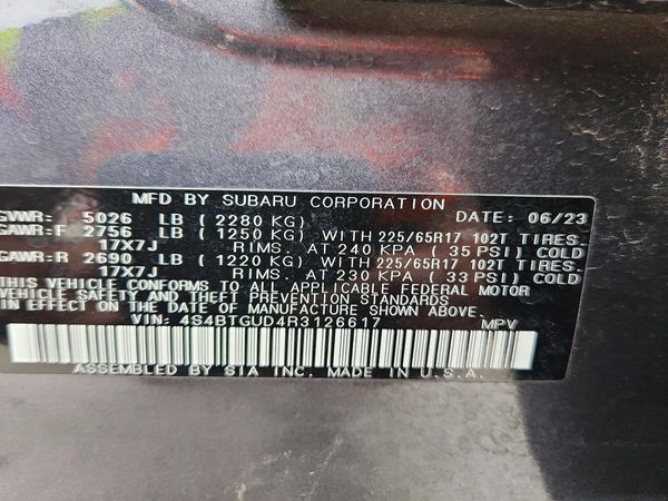 2024 SUBARU OUTBACK WILDERNESS