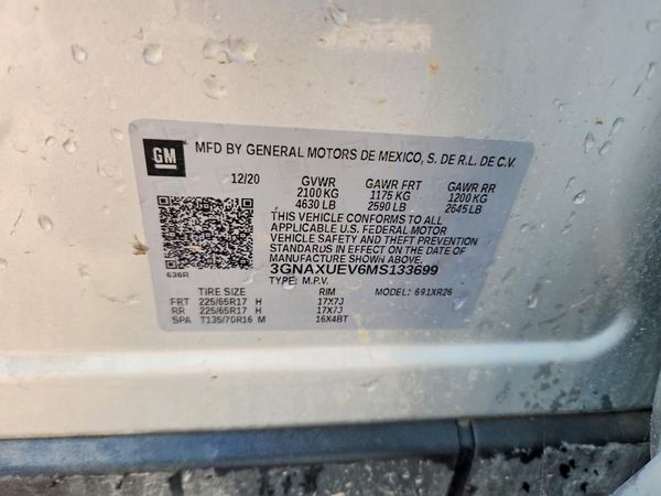 2021 CHEVROLET EQUINOX LT (1LT)