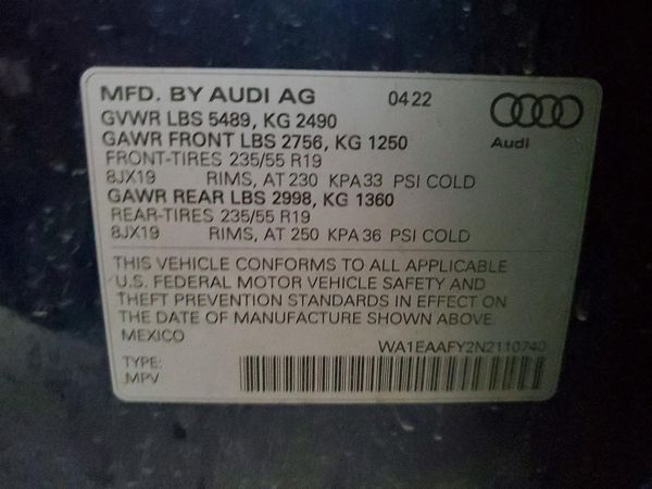 2022 AUDI Q5
