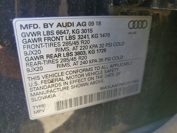 2019 AUDI Q7