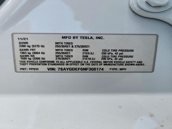 2022 TESLA MODEL Y