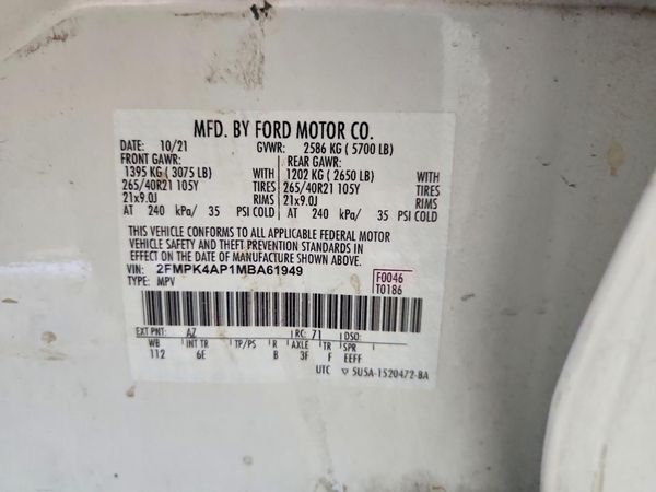 2021 FORD EDGE ST