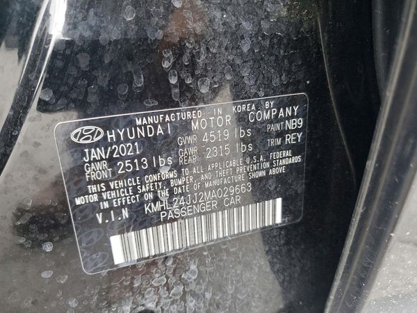 2021 HYUNDAI SONATA