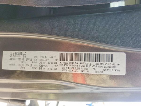2016 JEEP WRANGLER UNLIMITED SPORT 4X4