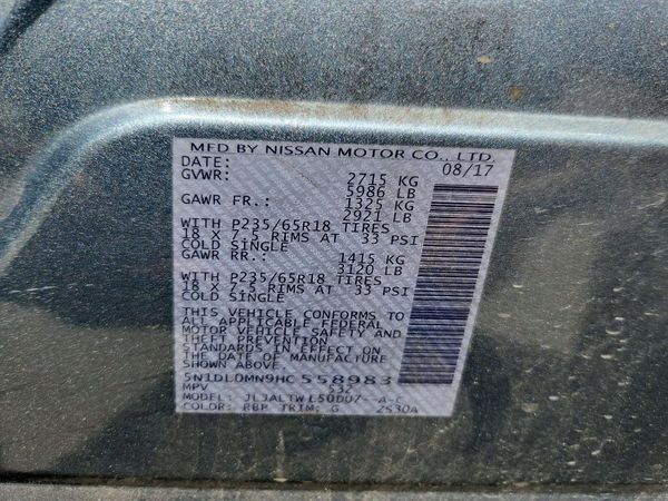 2017 INFINITI QX60