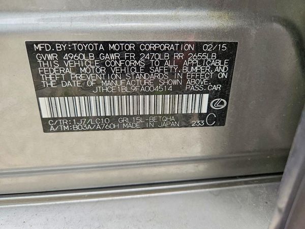 2015 LEXUS GS 350
