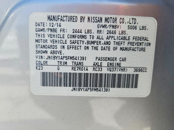 2015 INFINITI Q70