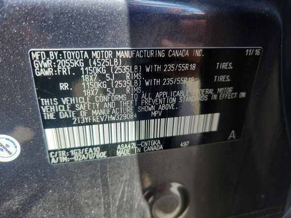 2017 TOYOTA RAV4 Ltd/Platinum