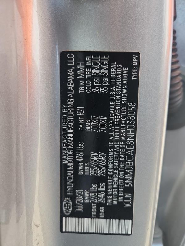 2022 HYUNDAI TUCSON SEL