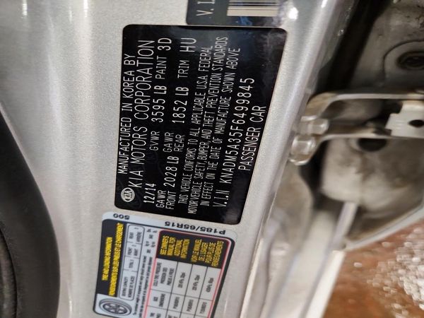 2015 KIA RIO GL - Middle-low