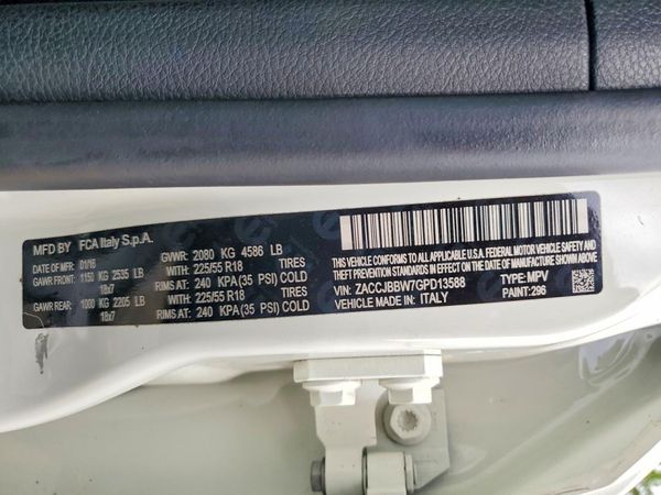 2016 JEEP RENEGADE LATITUDE 4X4