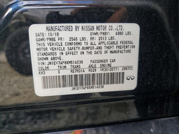 2019 INFINITI Q50