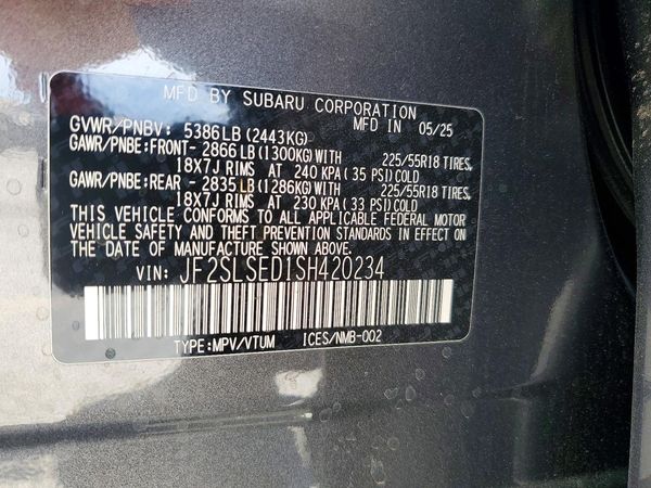 2025 SUBARU FORESTER Premium