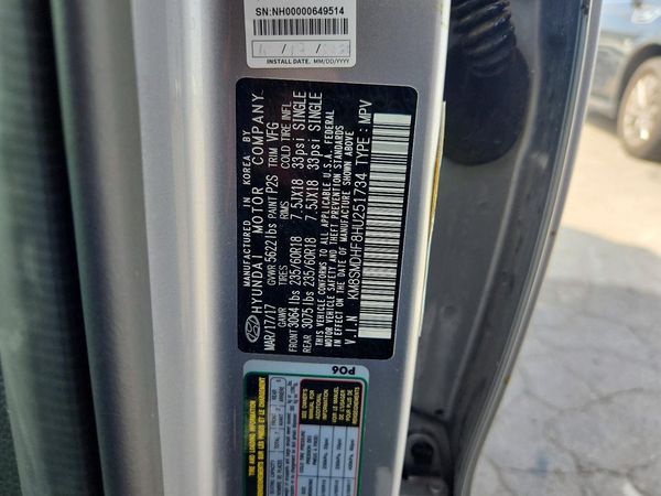 2017 HYUNDAI SANTA FE GI
