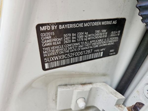 2015 BMW X3 xDrive28i