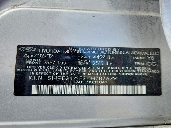 2019 HYUNDAI SONATA Eco Turbo, SE