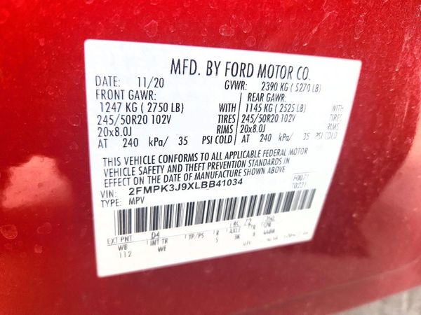 2020 FORD EDGE SEL