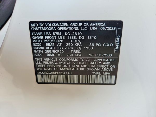 2023 VOLKSWAGEN ATLAS