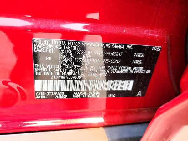 2025 TOYOTA RAV4