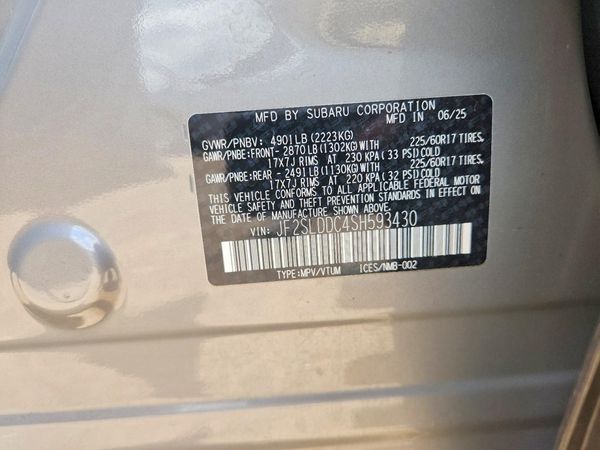 2025 SUBARU FORESTER Premium
