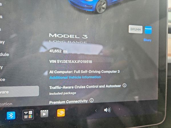 2018 TESLA MODEL 3 — ODOM