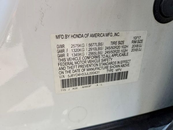 2018 ACURA MDX SH-AWD (Tech)